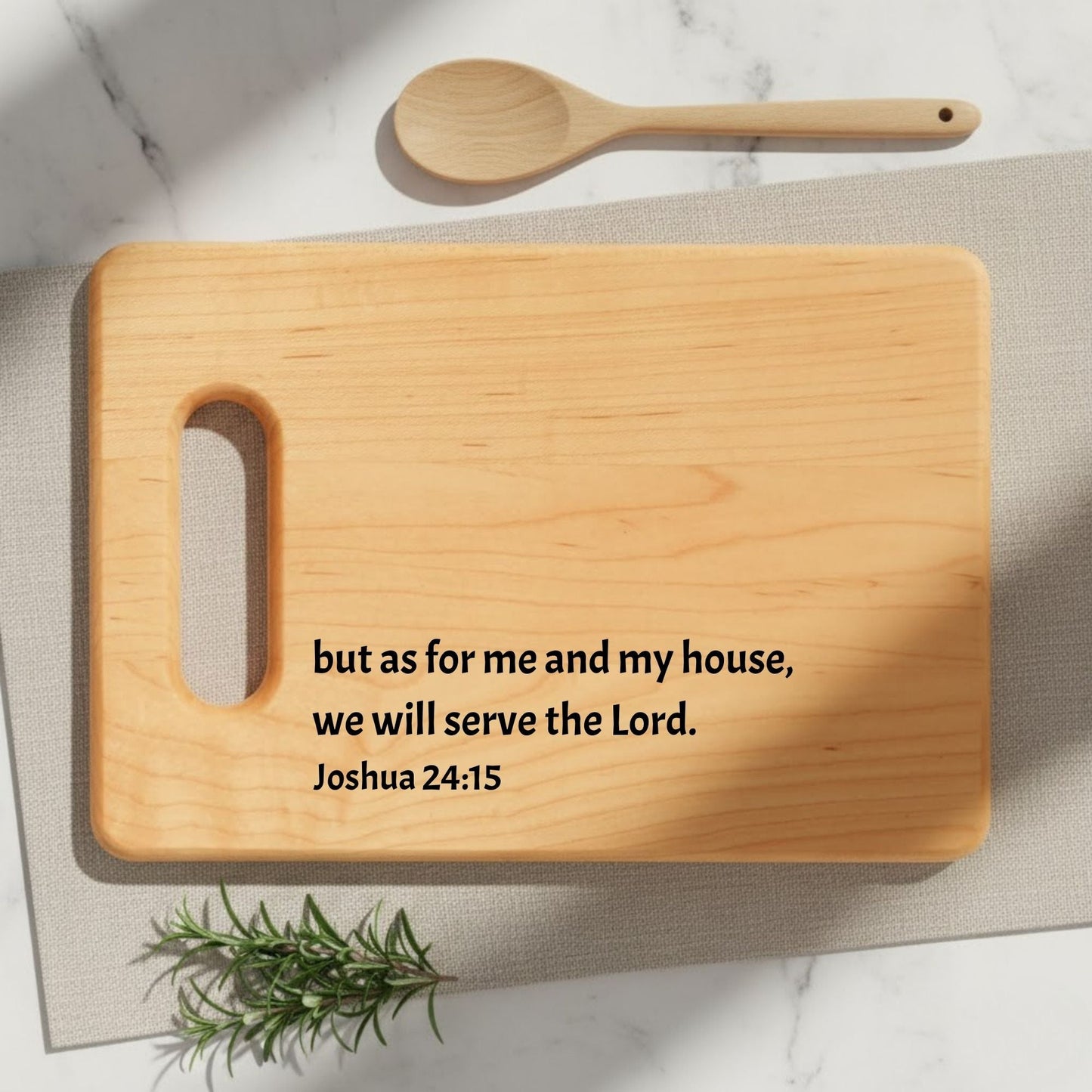 Engraved Bible Verse Cutting Board - BACHGEARS