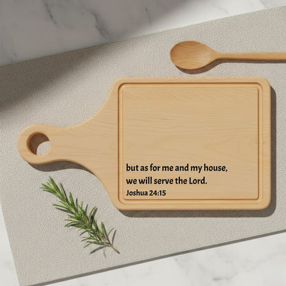 Engraved Bible Verse Cutting Board - BACHGEARS