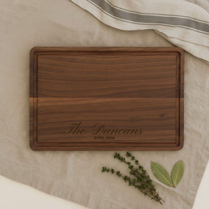 Engraved Personalized Wooden Cutting Board - BACHGEARS