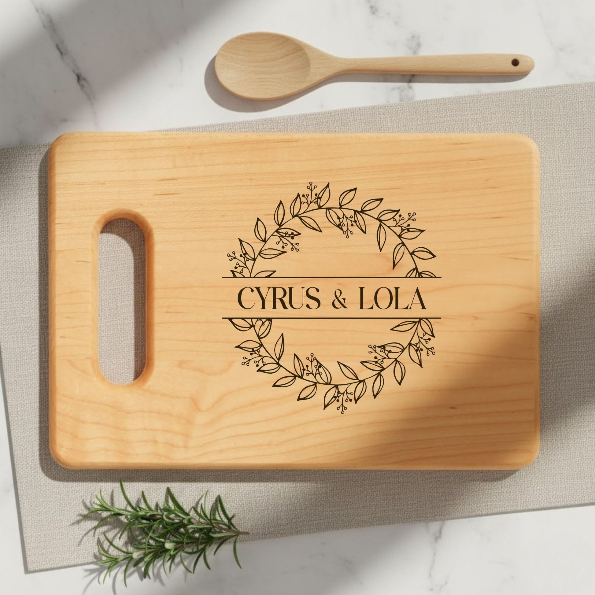 Personalized Engraved Wooden Cutting Board - BACHGEARS