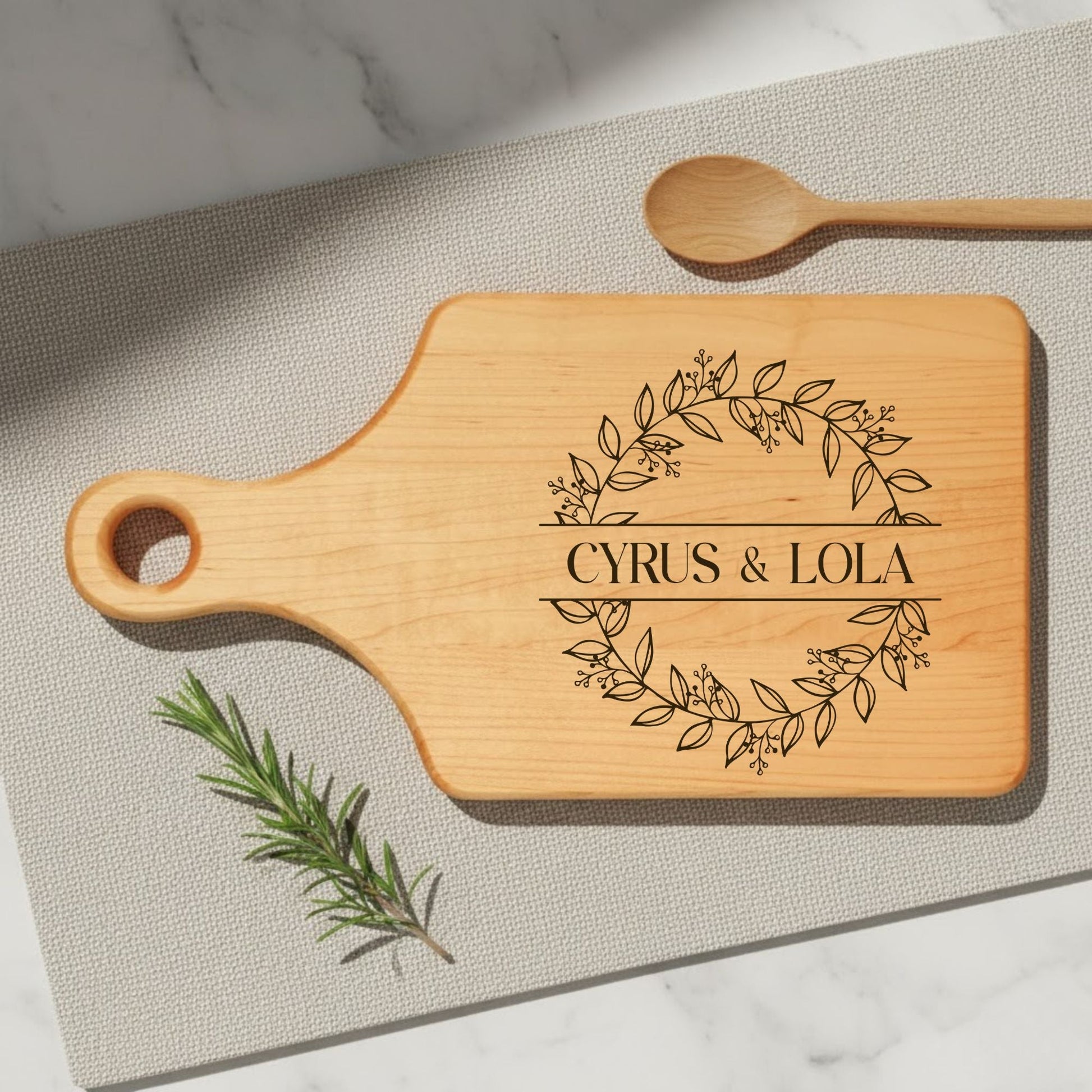 Personalized Engraved Wooden Cutting Board - BACHGEARS