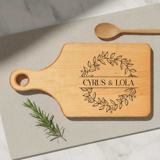 Personalized Engraved Wooden Cutting Board - BACHGEARS
