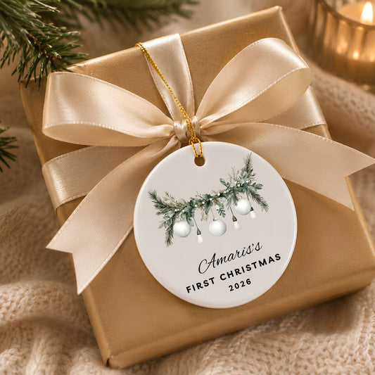Personalized First Christmas Ornament - BACHGEARS