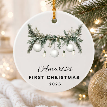 Personalized First Christmas Ornament - BACHGEARS