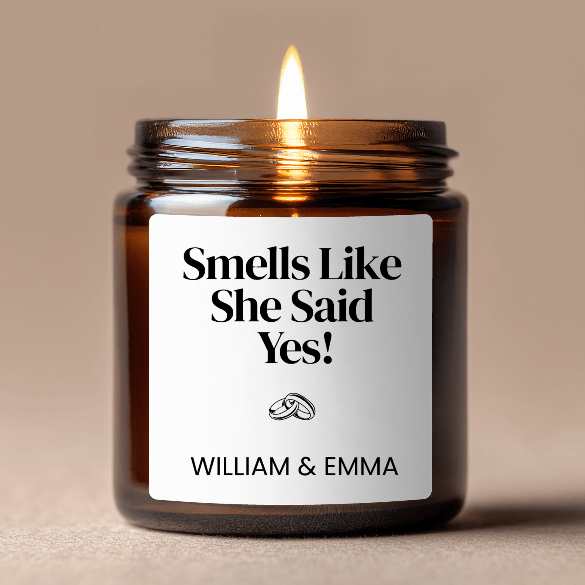 Smells Like She Said Yes Scented Soy Candle | Custom Candle - BACHGEARS