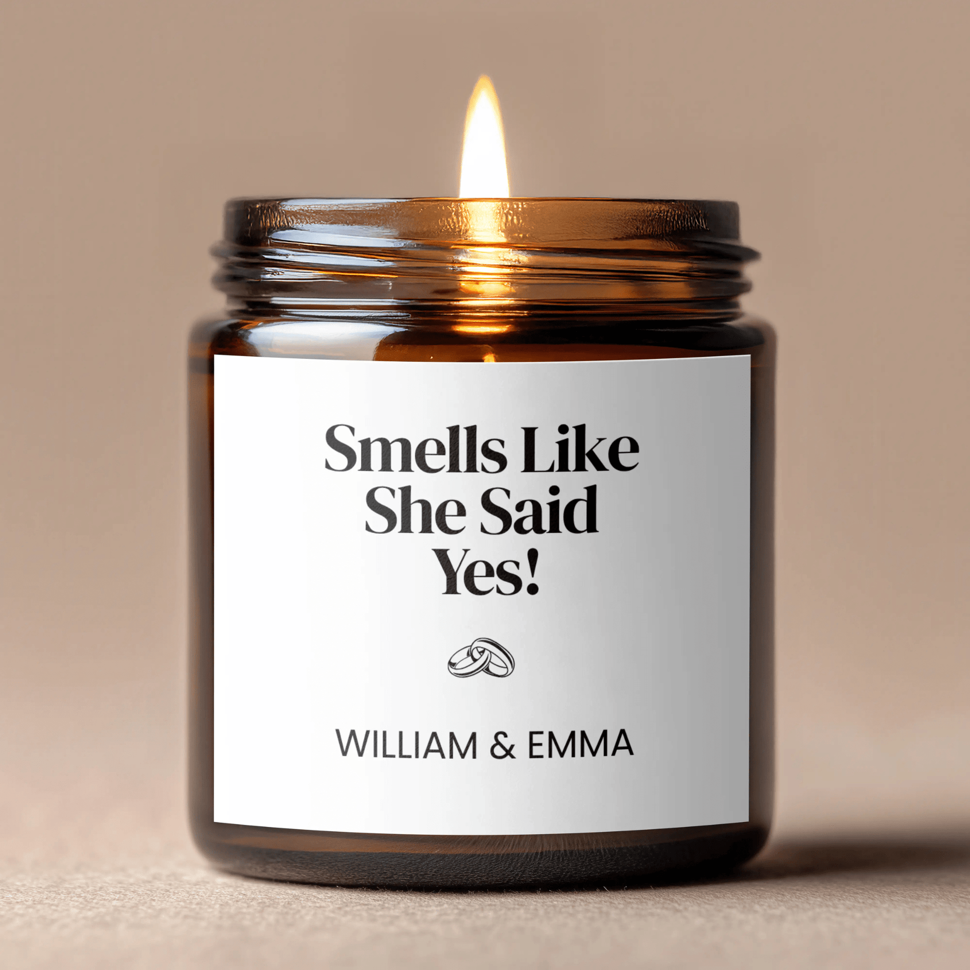 Smells Like She Said Yes Scented Soy Candle | Custom Candle - BACHGEARS