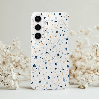 White Terrazzo Samsung Tough Case - BACHGEARS